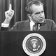 President Richard Nixon speaks near Orlando, Florida to the Associated Press Managing Editors annual meeting in 1973. Photo via AP Images.